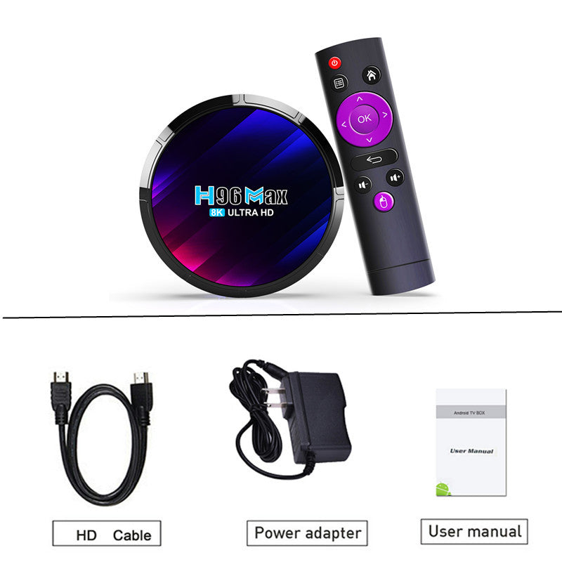 H96 Max RK3528 Android 13 4GB/64GB com WIFI Duplo