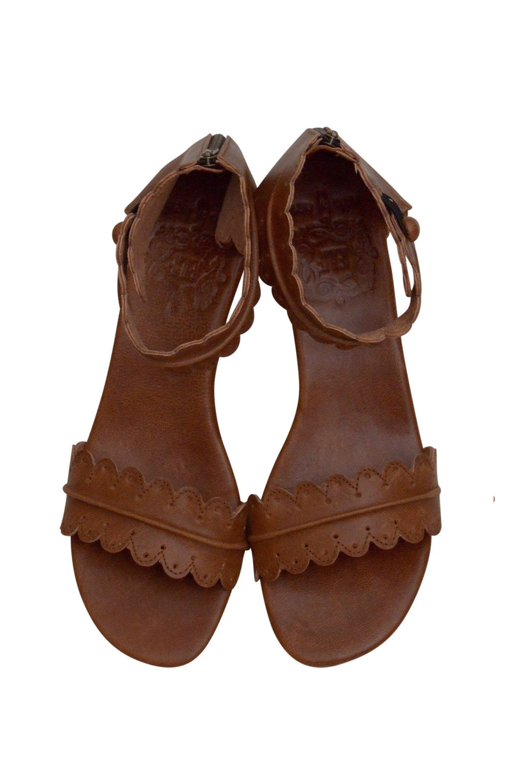 Magdalena Wooden Wedge Sandals