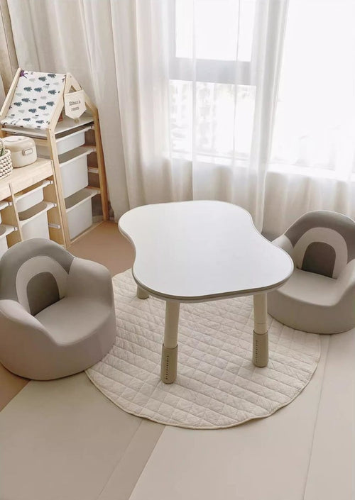 Stripe Impression Mocha Sofa